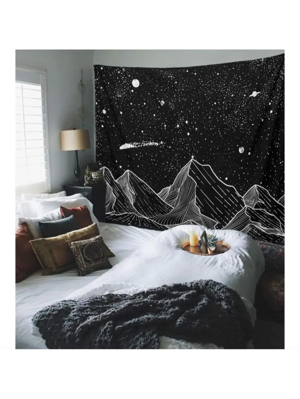 NWT Moon and Mountain Tapestry